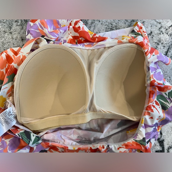 NWT🌴BRIDGEHAMPTON One Piece Swimsuit,  Tropical Colors, Detachable Strap - Picture 6 of 16